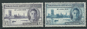 Фалкленды Депенденс, 1946, Окончание II мировой войны, 2 марки